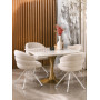Стілець GARRETT кашемір каркас/кремовий тк.