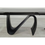 Стол JULIAN CERAMIC 160(240)*90 серый мат/черный