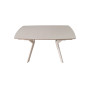 Стіл NOREEN CERAMIC 140(200)*80 білий/кашемір