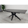 Стол VINCENT CERAMIC 140(200)*90 графит мат/черный