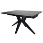 Стол VINCENT CERAMIC 140(200)*90 графит мат/черный
