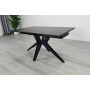 Стол VINCENT CERAMIC 140(200)*90 графит мат/черный