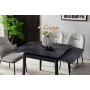 Стіл AVENTO CERAMIC 80(130)*80 чорний