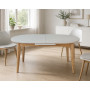 Стол ALBERTO CERAMIC 160(200)*90 бежевый мат/дерево