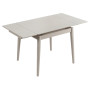 Стіл AVENTO CERAMIC 80(130)*80 білий/кашемір