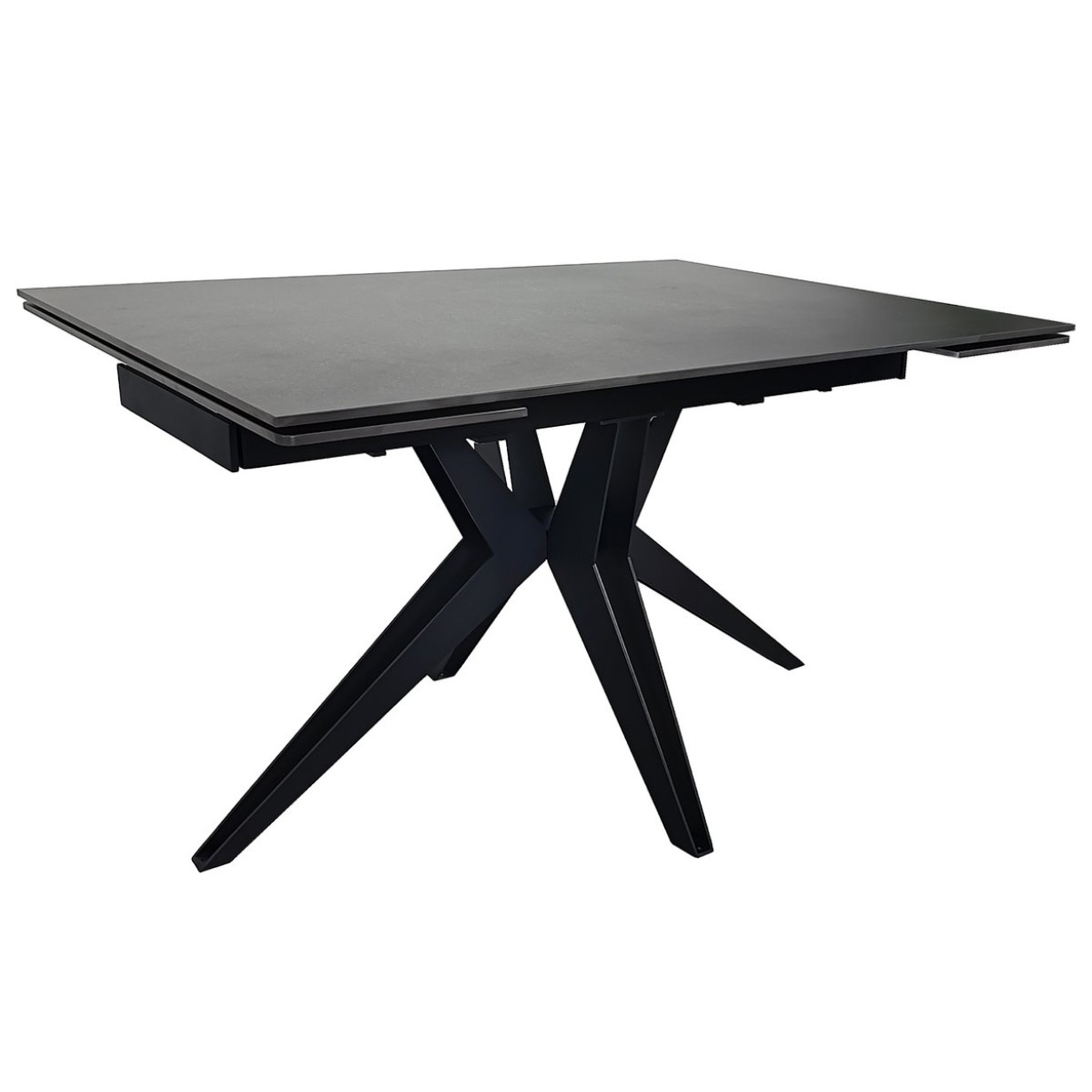 Стіл VINCENT CERAMIC 140(200)*90 графіт мат/чорний