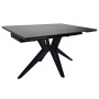 Стол VINCENT CERAMIC 140(200)*90 графит мат/черный