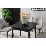 Стіл AVENTO CERAMIC 80(130)*80 чорний