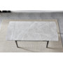 Стол BONN CERAMIC 130(180)*80 серый глянец