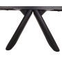 Стіл GREYSON CERAMIC 160(240)*90 сірий мат/чорний