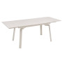 Стіл BELFORD CERAMIC 140(200)*80 білий/кашемір