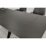 Стол VINCENT CERAMIC 140(200)*90 графит мат/черный
