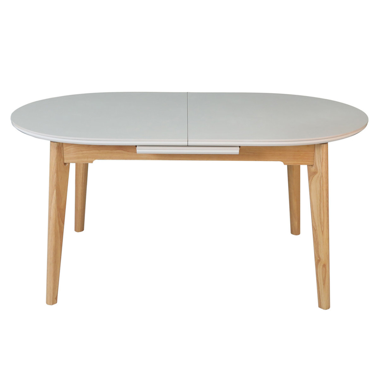Стіл ALBERTO CERAMIC 160(200)*90 бежевий мат/дерево