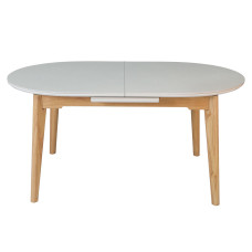 Стол ALBERTO CERAMIC 160(200)*90 бежевый мат/дерево