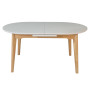 Стол ALBERTO CERAMIC 160(200)*90 бежевый мат/дерево