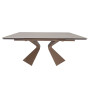 Стіл LAURA CERAMIC 160(240)*90 бежевий мат