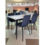 Стол NORMAN CERAMIC 120*90 gold Phoenix