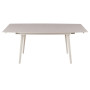 Стіл LORIAN CERAMIC 120(180)*80 білий/кашемір