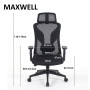 Крісло поворотне MAXWELL чорне