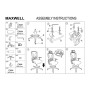 Крісло поворотне MAXWELL чорне