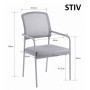 Стілець STIV чорний