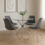 Стілець Тауер С пластиковий сірий