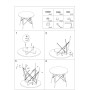 Круглий стіл Тауер Вуд чорний