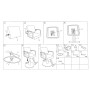 Крісло Гранд перукарське чорне на гідравліці