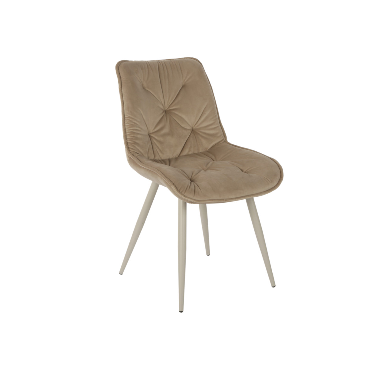 Стілець M-48 капучино велюр + капучино