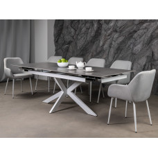 Керамический стол Тициано TML-1150 деликато грей + белый