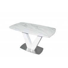 Стол обеденный CALIFORNIA white Matt Ceramic ZH01
